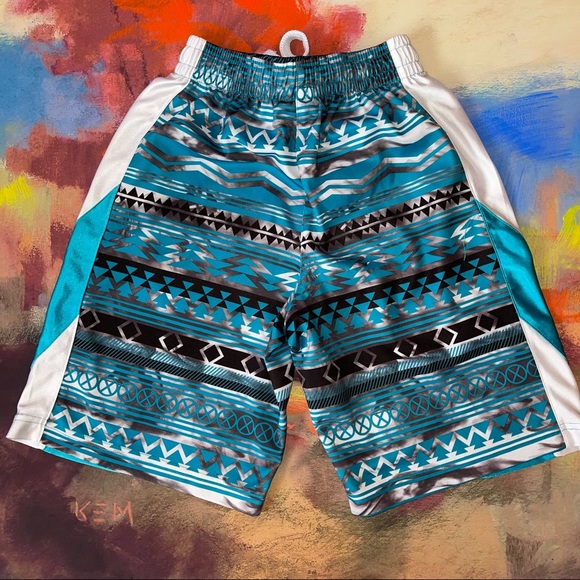South Pole | Boys Aztec Print Drawstring Shorts - Picture 2 of 5